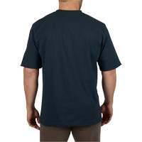 T-shirt robuste avec poche, Hommes, Petit, Bleu Action Paper