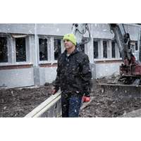 High-Visbility Cuffed Beanie, One Size, Green Action Paper