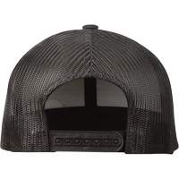 GridIron Snapback Trucker Hat, Black, Cotton/Nylon/Polyester Action Paper