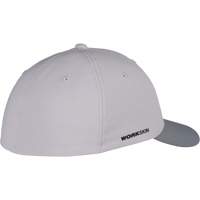 Workskin Fitted Hat, Grey, Poly-Cotton Action Paper