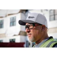 Workskin Fitted Hat, Grey, Poly-Cotton Action Paper
