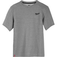 T-shirt de travail hybride, Hommes, Petit, Gris Action Paper