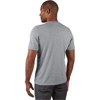 T-shirt de travail hybride, Hommes, Petit, Gris Action Paper