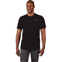 T-shirt de travail hybride, Hommes, Petit, Noir Action Paper