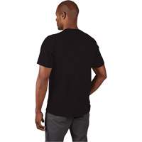 T-shirt de travail hybride, Hommes, Petit, Noir Action Paper
