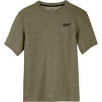 T-shirt de travail hybride, Hommes, Petit, Vert Action Paper