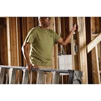 T-shirt de travail hybride, Hommes, Petit, Vert Action Paper