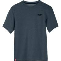 T-shirt de travail hybride, Hommes, Petit, Bleu Action Paper