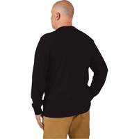 T-shirt de travail hybride, Hommes, Petit, Noir Action Paper