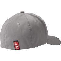 Flexfit&reg; Fitted Hat - Small/Medium, Grey, Poly-Cotton Action Paper
