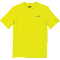 Workskin Lightweight High Visibility Shirt, Men's, Small, Yellow Action Paper