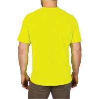 Workskin Lightweight High Visibility Shirt, Men's, Small, Yellow Action Paper