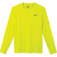 Workskin Lightweight High Visibility Shirt, Men's, Small, Yellow Action Paper