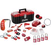 Premier Lockout Kit with Zenex Thermoplastic Locks, Electrical/Valve Kit, 27 Components Action Paper