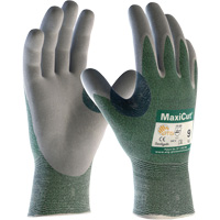 ATG MaxiCut&reg; Engineered Yarn Cut Resistant Gloves, Size Large, 15 Gauge, Nitrile Coated, Engineered Yarn Shell, ASTM ANSI Level A2/EN 388 Level 3/EN 388 Level B Action Paper