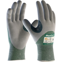 ATG MaxiCut&reg; Engineered Yarn Cut Resistant Gloves, Size Large, 15 Gauge, Nitrile Coated, Engineered Yarn Shell, ASTM ANSI Level A2/EN 388 Level 3/EN 388 Level B Action Paper