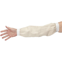 Sleeves, 18", Cotton, White Action Paper