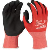 Cut-Resistant Gloves, Size Large, Nitrile Coated, Nylon/Lycra&reg; Shell, ANSI/ISEA 105 Level 1/EN 388 Level 1 Action Paper