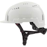 Front-Brim Helmet with Bolt Headlamp Mount, Ratchet Suspension Action Paper
