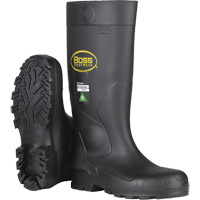 Dynamic Boss&reg; Full Safety Boot, PVC, Steel Toe, Size 6, Puncture Resistant Sole Action Paper