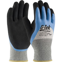 G-Tek&reg; PolyKor&reg; Insulated Cut-Resistant Glove, Size Small, 13 Gauge, Rubber Latex Coated, Engineered Yarn Shell, ANSI/ISEA 105 Level 3 Action Paper