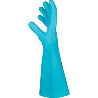 Flextril Chemical Gloves, Size 7, 12.5" L, Nitrile, Nylon Inner Lining Action Paper