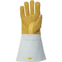TIG Welding Gloves, Grain Elkhide, Size Small Action Paper