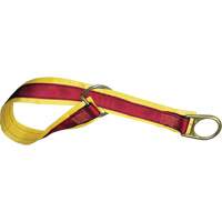 4' Anchorage Connector Strap, D-Ring, Temporary Use Action Paper