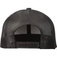 Gridiron Snapback Trucker Hat, Grey, Nylon/Poly-Cotton Action Paper