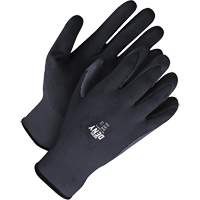 Deny Coated Gloves, 6/X-Small, Foam Nitrile Coating, Nylon Shell Action Paper