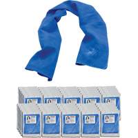 Chill-Its 6602 Evaporative Cooling Towel, Blue Action Paper