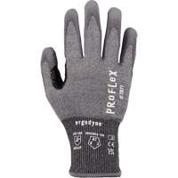 ProFlex 7071 PU Coated Cut-Resistant Gloves, Size Small, 18 Gauge, Polyurethane Coated, HPPE/Tungsten Shell, ASTM ANSI Level A7/EN 388 Level F Action Paper