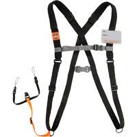 Squids 3138 Padded Barcode Scanner Harness & Lanyard for Mobile Computers, Fixed Length, Loop Action Paper
