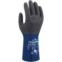 CS710 Chemical-Resistant Gloves, Size 7, 12" L, Polyester Action Paper