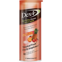 Dynamic Dex4&reg; Glucose Tablets Action Paper