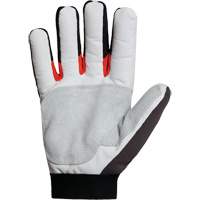 Clutch Gear&reg; Thinsulate Mechanic's Gloves, Grain Goatskin/Split Leather Palm, Size Small/7 Action Paper
