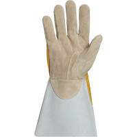 Endura&reg; TIG Welding Gloves, Grain Cowhide, Size Small/7 Action Paper