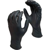 Gants jetables biod&eacute;gradables Green Monkey, Petit, Nitrile, 8 mils, Sans poudre, Noir Action Paper