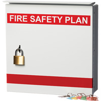 Boîte pour plan de s&eacute;curit&eacute; en cas d'incendie Action Paper