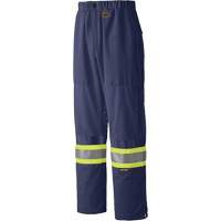 6003P Traffic Safety Pants, Polyester, X-Small, Navy Blue Action Paper