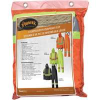 5598 Lightweight Waterproof Rain Suit, Polyester/PVC, Small, High Visibility Orange Action Paper