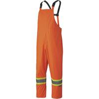5608 210D Waterproof Rain Suit, Polyester/PVC, Small, High Visibility Orange Action Paper