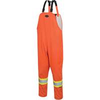 5627 Salopettes The Rock 300D, Polyester, Petit, Orange haute visibilit&eacute; Action Paper