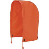 5400H Capuchon de veste de s&eacute;curit&eacute; imperm&eacute;able 300D Trilobal antid&eacute;chirure, Orange haute visibilit&eacute;, Polyester Action Paper