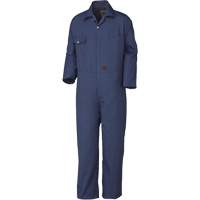 515T Coveralls with Zipper, Men's, Navy Blue, Size 40 Action Paper