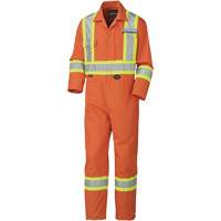 5513 Industrial Wash Coveralls, 36, High Visibility Orange Action Paper