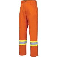 4461 Ultra-Cool Safety Pants, Cotton, 30, High Visibility Orange Action Paper