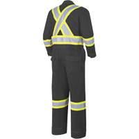 7702BKT FR-Tech&reg; Arc-Rated Coverall, Size 40 (Tall), Black, 10 cal/cm² Action Paper