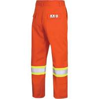 7763 FR-Tech&reg; 88/12 Arc Rated High-Visibility Safety Pants, 30, x 30, High Visibility Orange, 9.7 cal/cm² Action Paper