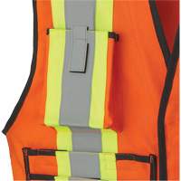 7732 FR-Tech&reg; Flame-Resistant Arc Surveyor's Vest, Small, High Visibility Orange, 9.7 cal/cm² Action Paper